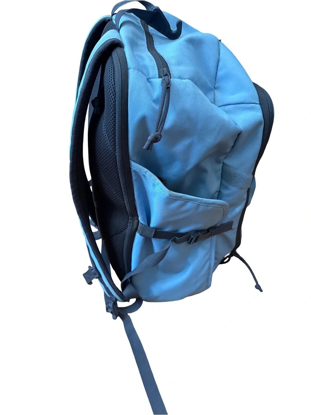 Nike Baby Blue/Navy Blue Baseball BackPack Bat & Helmet Bag Swoosh Logo